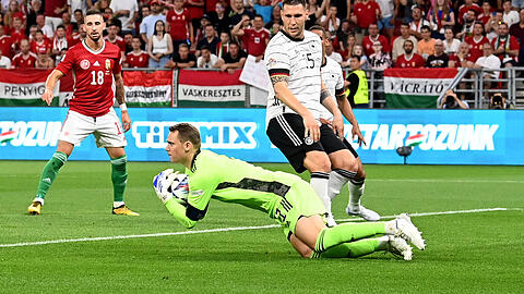 Manuel Neuer erwies sich auch gegen Ungarn als sicherer Rückhalt der deutschen Nationalmannschaft.