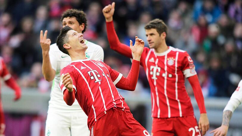 Torgaranten des FC Bayern: Robert Lewandowski (li.) und Thomas Müller.