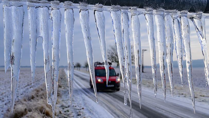 Auch am Donnerstag kann es wieder glatt werden.