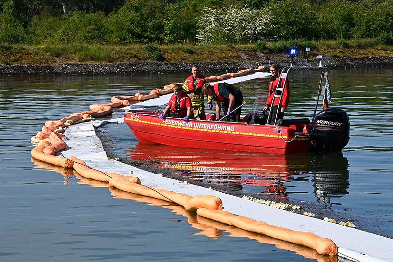 Zum Schutz des &Ouml;kosystems Speichersee: &Uuml;ber ann&auml;hernd zehn Kilometer und die beiden Landkreise M&uuml;nchen und Ebersberg erstreckte sich das Einsatzgebiet.