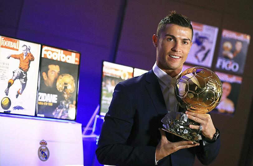 Ronaldo gewann zum vierten Mal den Ballon d'Or.