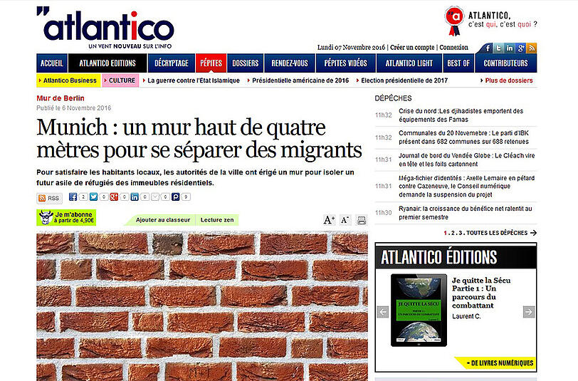Noch ein Artikel aus Frankreich.