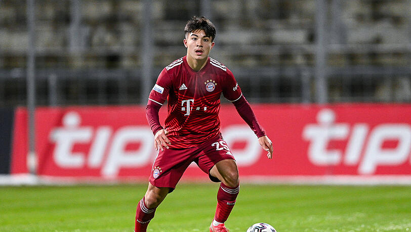 Linksverteidiger-Talent Angelo Brückner. Linksverteidiger-Talent Angelo Brückner.