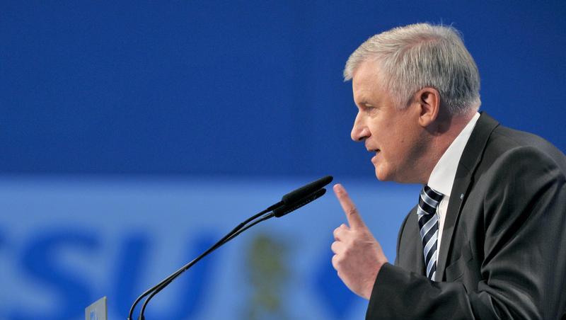 Ministerpräsident Horst Seehofer (CSU) auf dem CSU-Parteitag Ministerpräsident Horst Seehofer (CSU) auf dem CSU-Parteitag