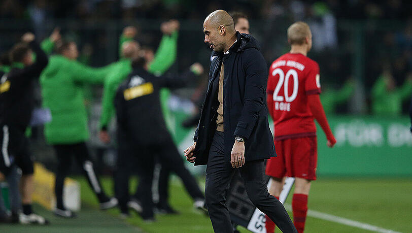Bedient: Bayern-Coach Pep Guardiola. Bedient: Bayern-Coach Pep Guardiola.