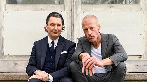 Wie sie es nur mit einander aushalten? Martin Suter und Benjamin von Stuckrad-Barre sind am Sonntag in München zu erleben.