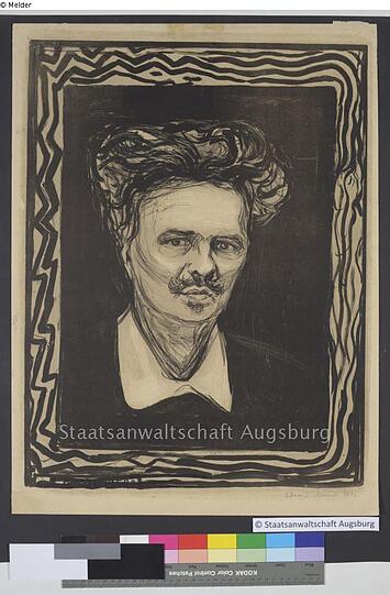 Edvard Munch: "August Strindberg"