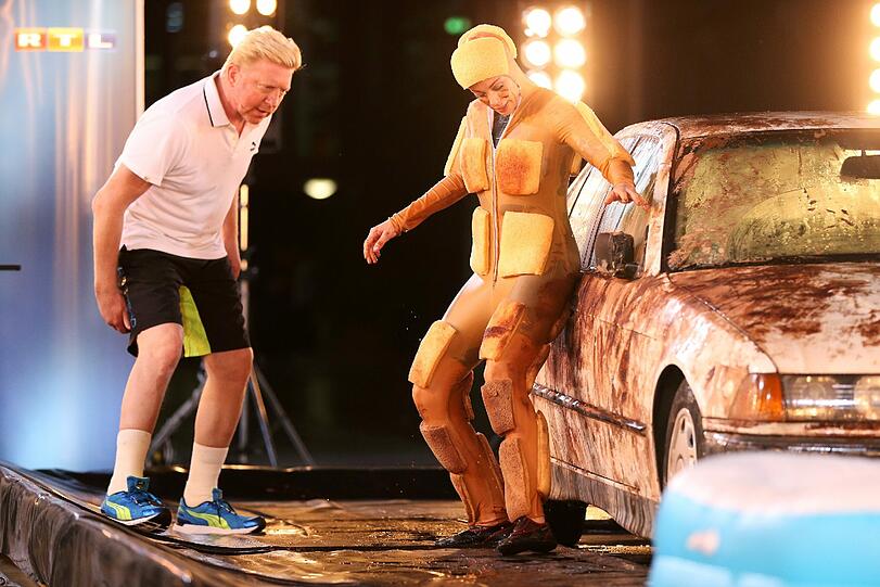 Boris Becker muss ran gegen Oli Pocher bei "Alle auf den Kleinen": So verrückt wird die RTl-Show - Die ersten Bilder