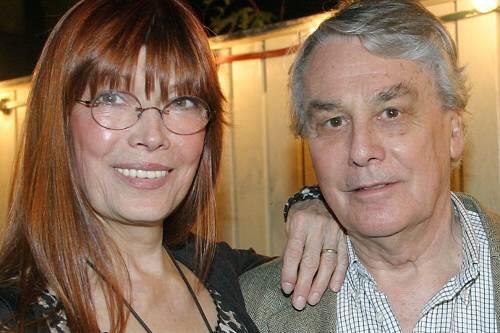 Begleitete ihn bis zum Schluss: Katja Ebstein mit Klaus Überall. Foto: dpa