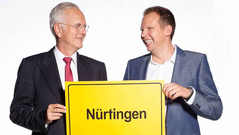 Zwei große Klappen aus derselben Stadt: Comedy-Talker Harald Schmidt (l.) und Sky-Kommentator Wolff-Christoph Fuss. Zwei große Klappen aus derselben Stadt: Comedy-Talker Harald Schmidt (l.) und Sky-Kommentator Wolff-Christoph Fuss.