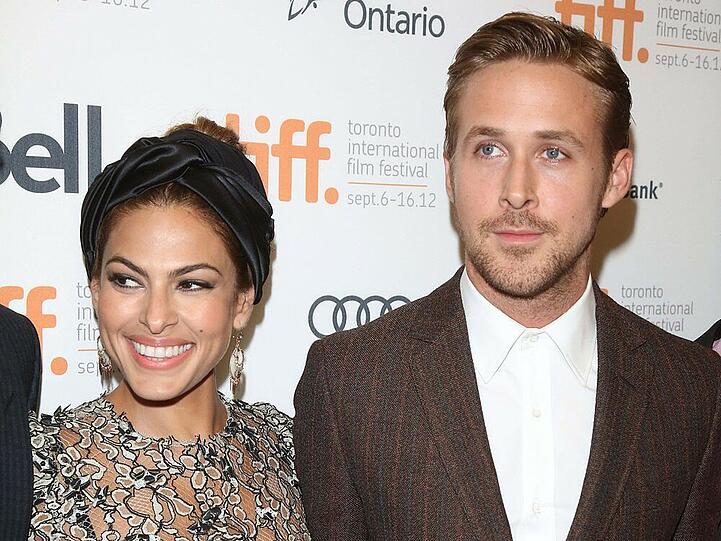 Eva Mendes ist mit Schauspiel-Kollege Ryan Gosling glücklich