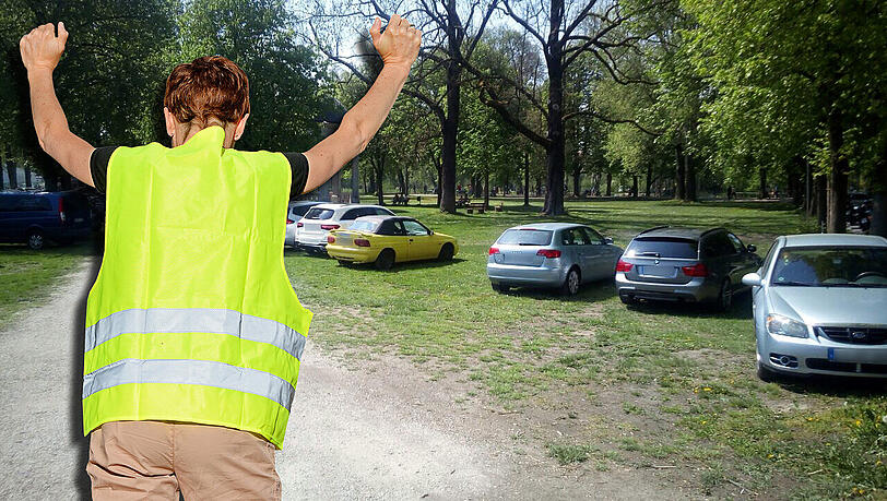 Parken direkt neben der Dult: Mit dieser Masche witterte ein noch unbekannter "Parkwächter" am Sonntag das große Geld. Parken direkt neben der Dult: Mit dieser Masche witterte ein noch unbekannter "Parkwächter" am Sonntag das große Geld.