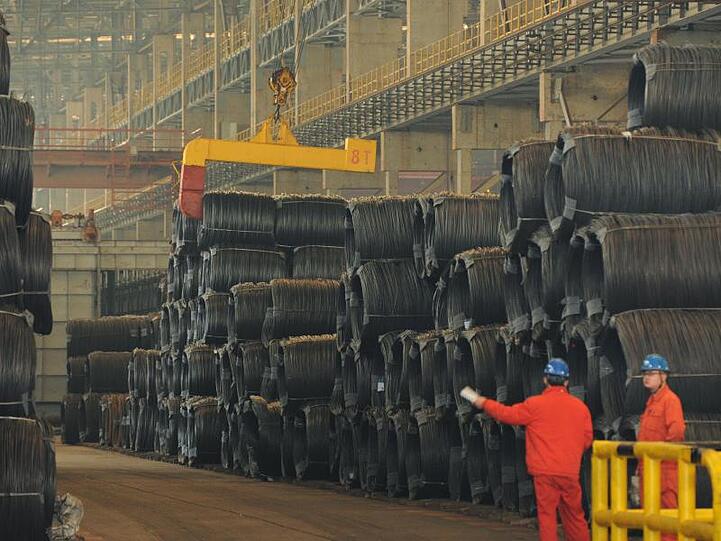 Lagerhalle des Unternehmens Dongbei Special Steel: Der Handelsstreit mit den USA belastet die chinesische Wirtschaft.