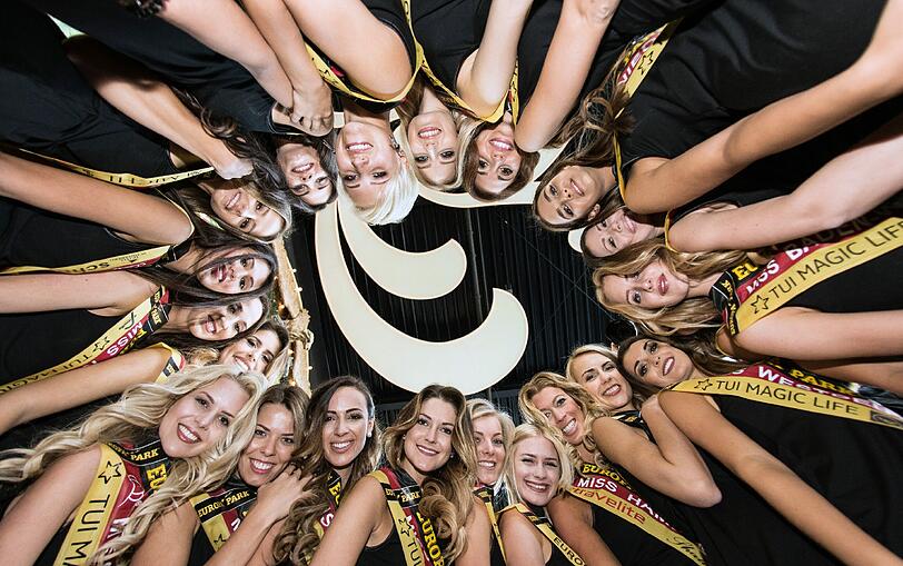 Auf der Pressekonferenz wurden die 21 Kandidatinnen für die Wahl der Miss Germany vorgestellt