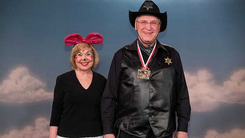 Joachim Herrmann ist wie jedes Jahr der Sheriff auf der Fastnacht.
