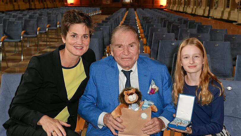 Fritz Wepper mit Ehefrau Susanne Kellermann und Tochter Filippa