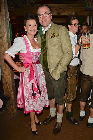 Der Unternehmer Clemens Tönnies mit seiner Frau Margit