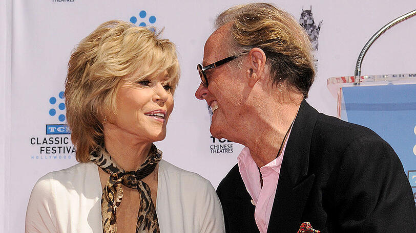 Die Geschwister Jane und Peter Fonda im Jahr 2013