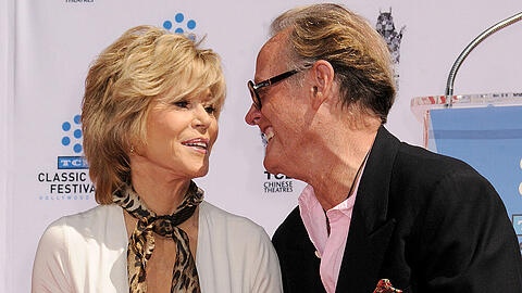 Die Geschwister Jane und Peter Fonda im Jahr 2013