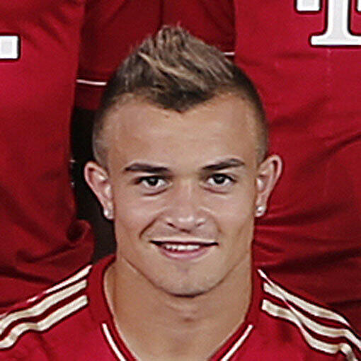 XHERDAN SHAQIRI: Note 3. Kam in der Verlängerung. Traf aus elf Metern.