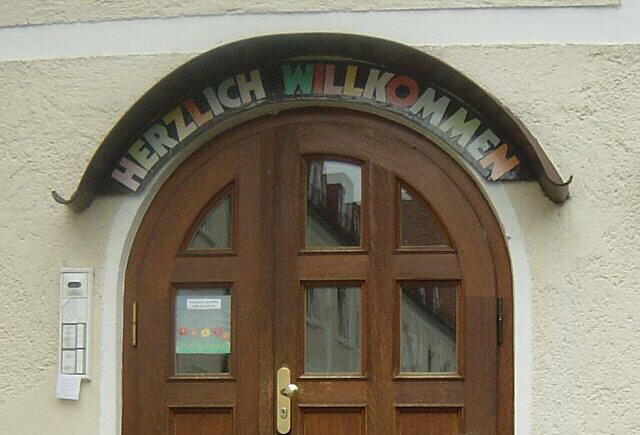 Der Eingang des St. Josefs Kindergartens.