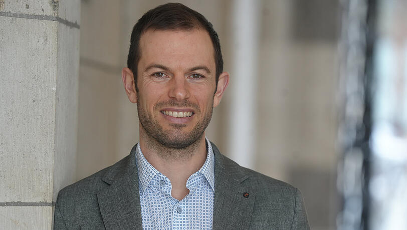 Florian Sch&ouml;nemann will den Radentscheid umsetzen.