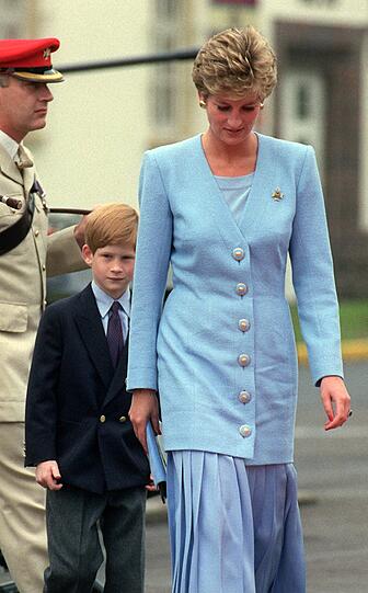 Prinzessin Diana mit Sohn Harry