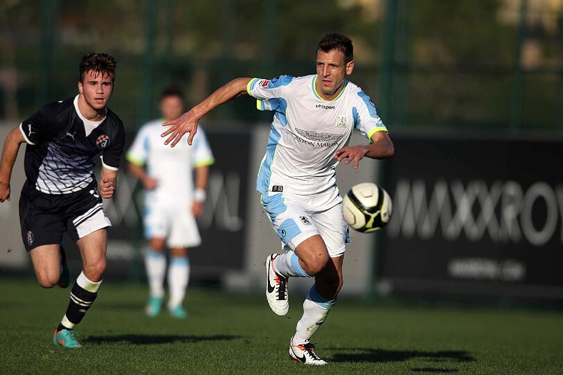 Guillermo Vallori beim Trainingsspiel gegen Zagreb.