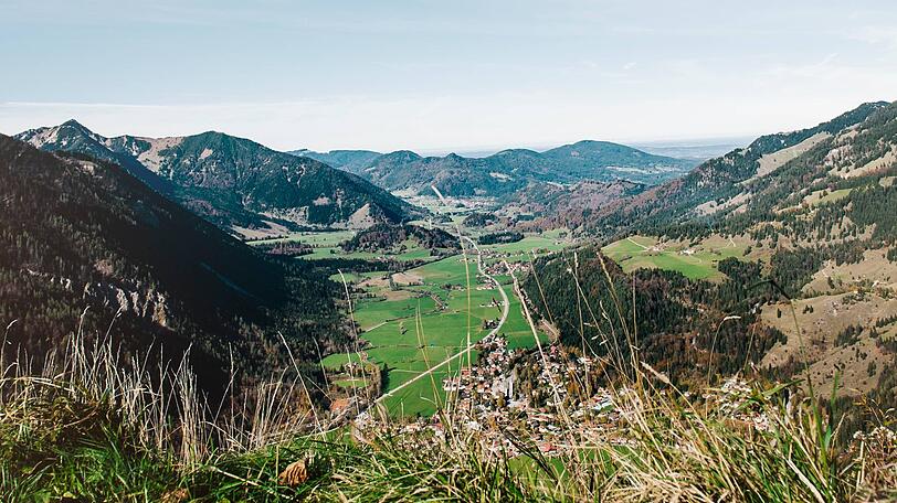 Blick auf Bayrischzell.