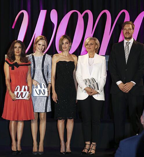 Königin Letizia überreichte in Madrid mehrere Preise, die die Frauenzeitschrift "Woman" vergeben hatte.
