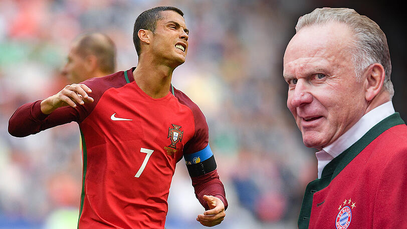 Ronaldo zu Bayern? Da kann Karl-Heinz Rummenigge nur lachen.