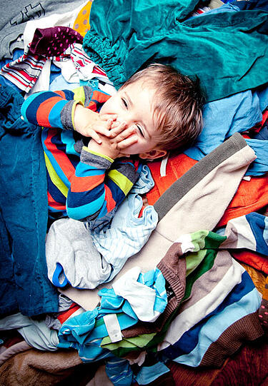 Beim Mamikreisel werden Kinder- und Babysachen getauscht.