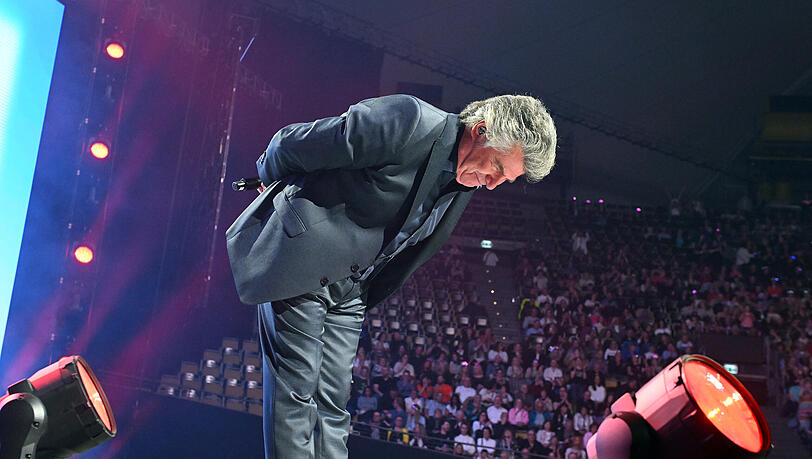 Im Sprint musste Andy Borg in M&uuml;nchen die B&uuml;hne verlassen