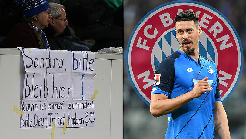 Viele Hoffenheimer werden ihn vermissen: Sandro Wagner steht kurz vor einem Wechsel zum FC Bayern.