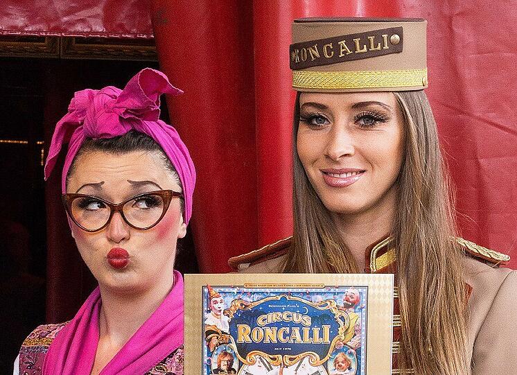 Die Münchnerin Sarah Melbinger arbeitet als Clown beim Circus Roncalli.