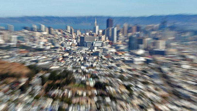 Die Skyline von San Francisco.