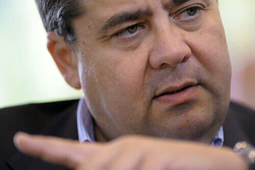 Seine Stimmung war schon besser: Sigmar Gabriel.