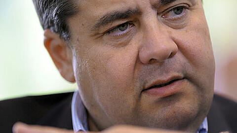 Seine Stimmung war schon besser: Sigmar Gabriel.