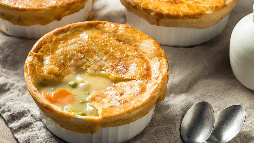 Die Pot Pies bieten herzhaften Genuss im Kleinformat.