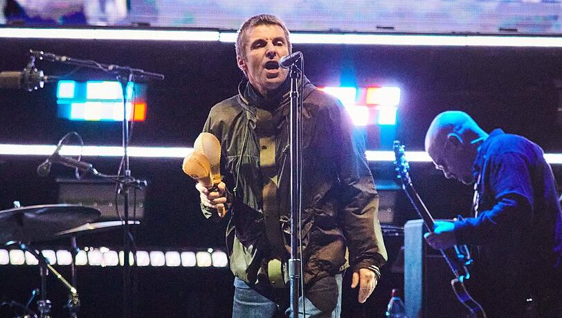 Liam Gallagher bei der Reunion-Tournee im vergangenen Jahr. Liam Gallagher bei der Reunion-Tournee im vergangenen Jahr.