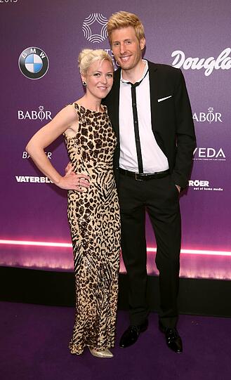 Maxi Arland und Ehefrau Andrea Klappert