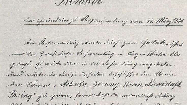 120 Jahre Männergesangsverein Liedertafel Pasing e.V. 120 Jahre Männergesangsverein Liedertafel Pasing e.V.