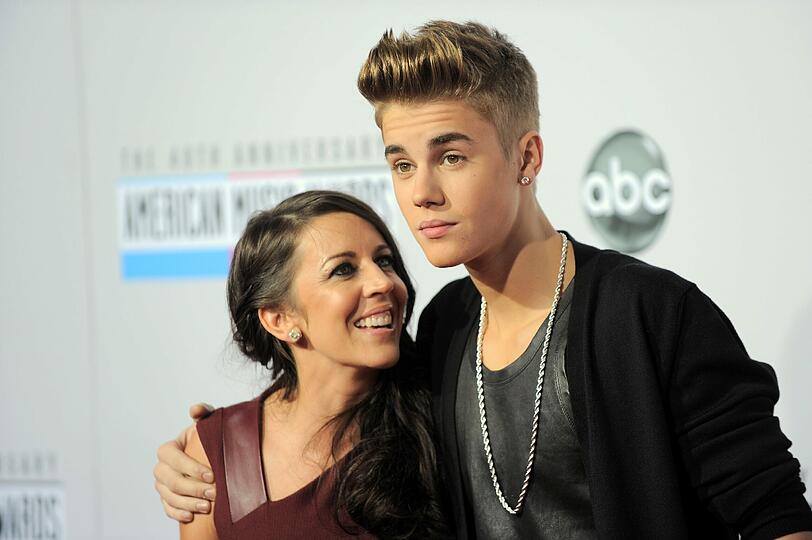 Justin Bieber und Pattie Mallette