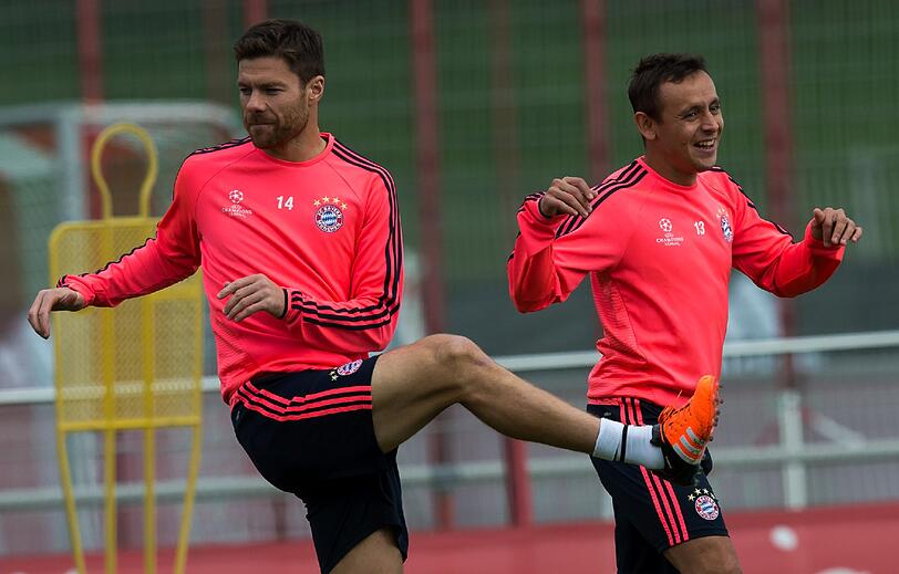 Am Dienstag geht's für die Bayern in der Champions League gegen Zagreb: Die Bilder vom Abschlusstraining!