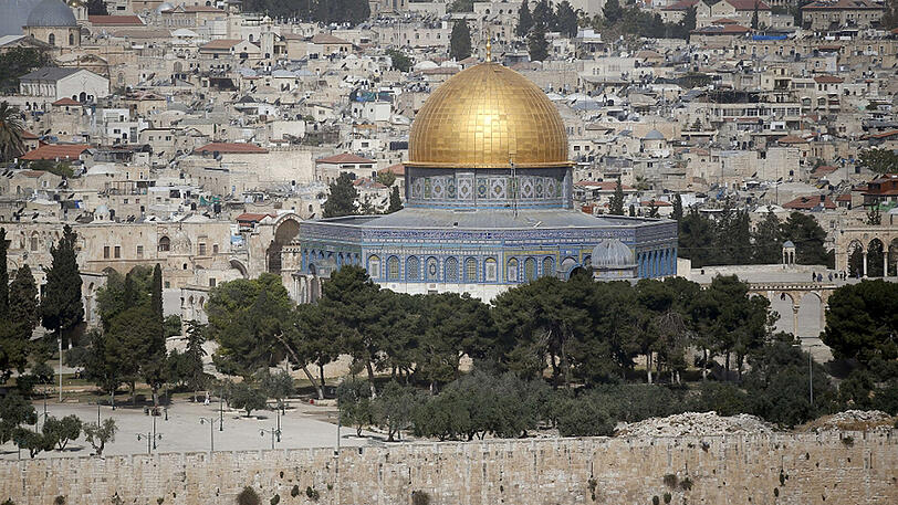 Der Felsendom: Er steht auf dem Tempelberg im südöstlichen Teil der Altstadt von Jerusalem.