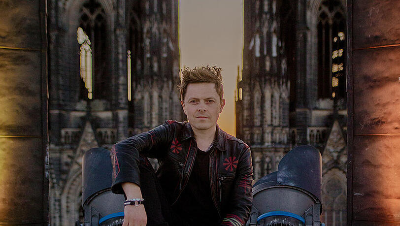 Michael Patrick Kelly im Kölner Dom. Michael Patrick Kelly im Kölner Dom.