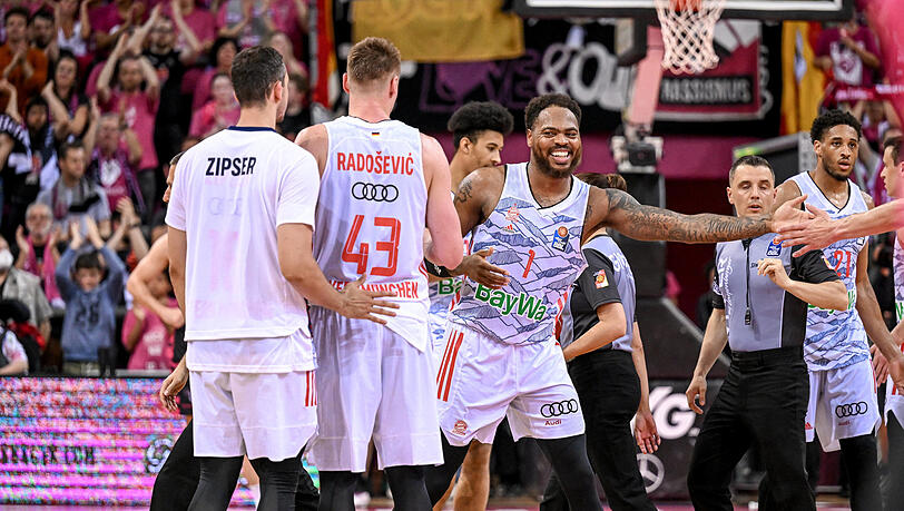 Hartes Stück Arbeit: Die Bayern-Basketballer haben das Finale erreicht. Hartes Stück Arbeit: Die Bayern-Basketballer haben das Finale erreicht.