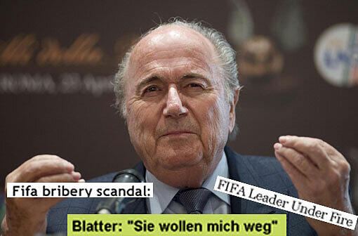 Das schreibt die internationale Presse zu den Blatter-Vorwürfen: Klicken Sie sich durch die Bilderstrecke!