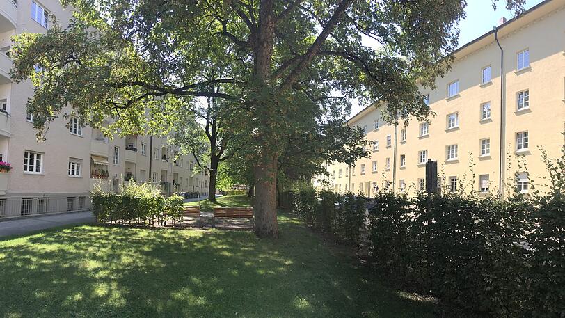 Die Gewofag-Siedlung in der Wendl-Sietrich-Straße.