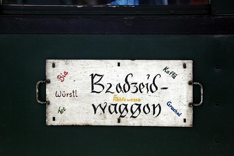 &bdquo;Brodzeidwaggon&ldquo; &ndash; heute heißt so ein Speisewagen.